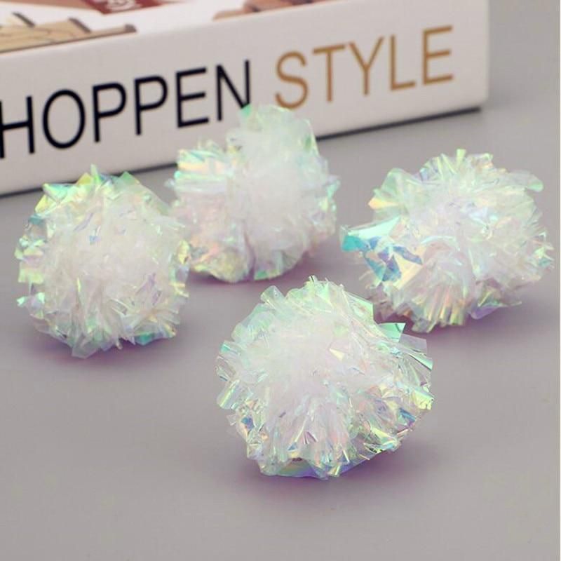 Holografisk Crinkle Ball Kattleksak