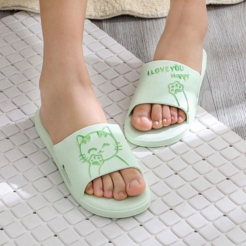 Kattdesign Inomhus Avslappnade Lätta Torra Flip Flops