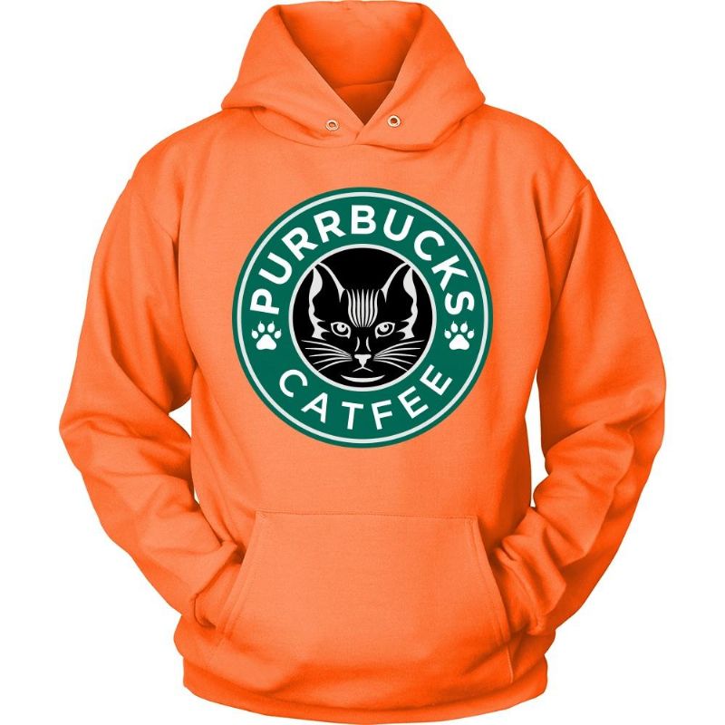 Purrbucks Catfee Hoodie Jacka Design